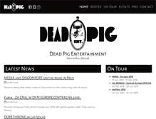 Tablet Screenshot of dead-pig.com